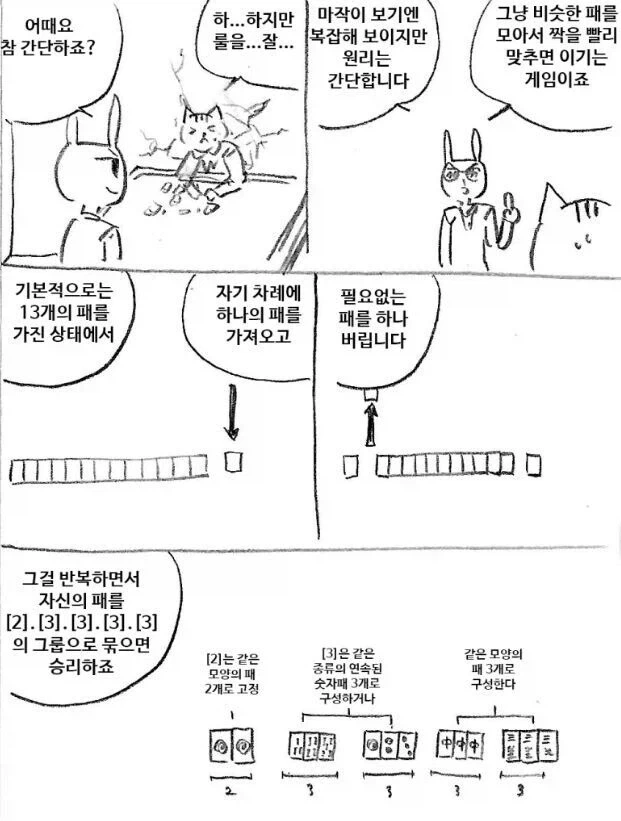 은근히 배우기 쉬운 마작 룰을 알아보자 manhwa_1.webp
