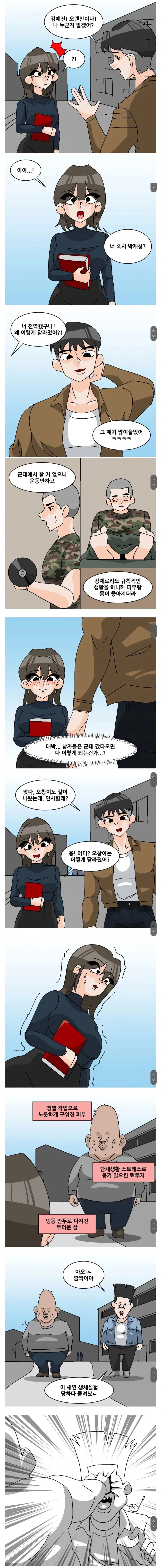 박재형? 너 군대 갔다왔더니 엄청 달라졌다~! .manhwa_1.webp