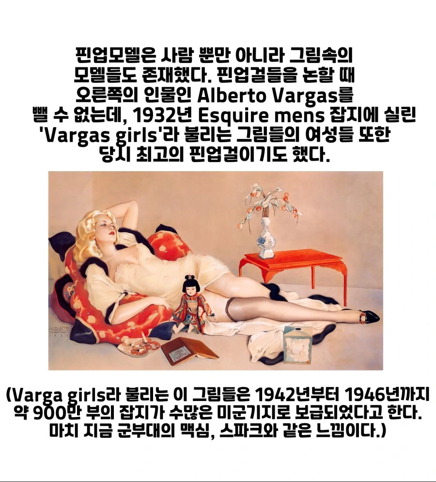 핀업걸에 대해 알아보는 만화.manwha - 이미지 6