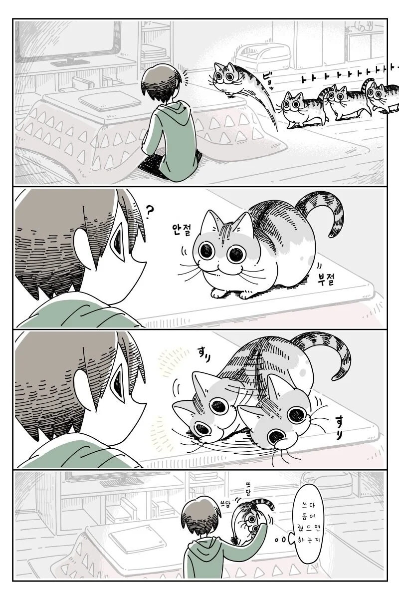 고양이 만화) 큐루가는 귀엽다. - 이미지 8