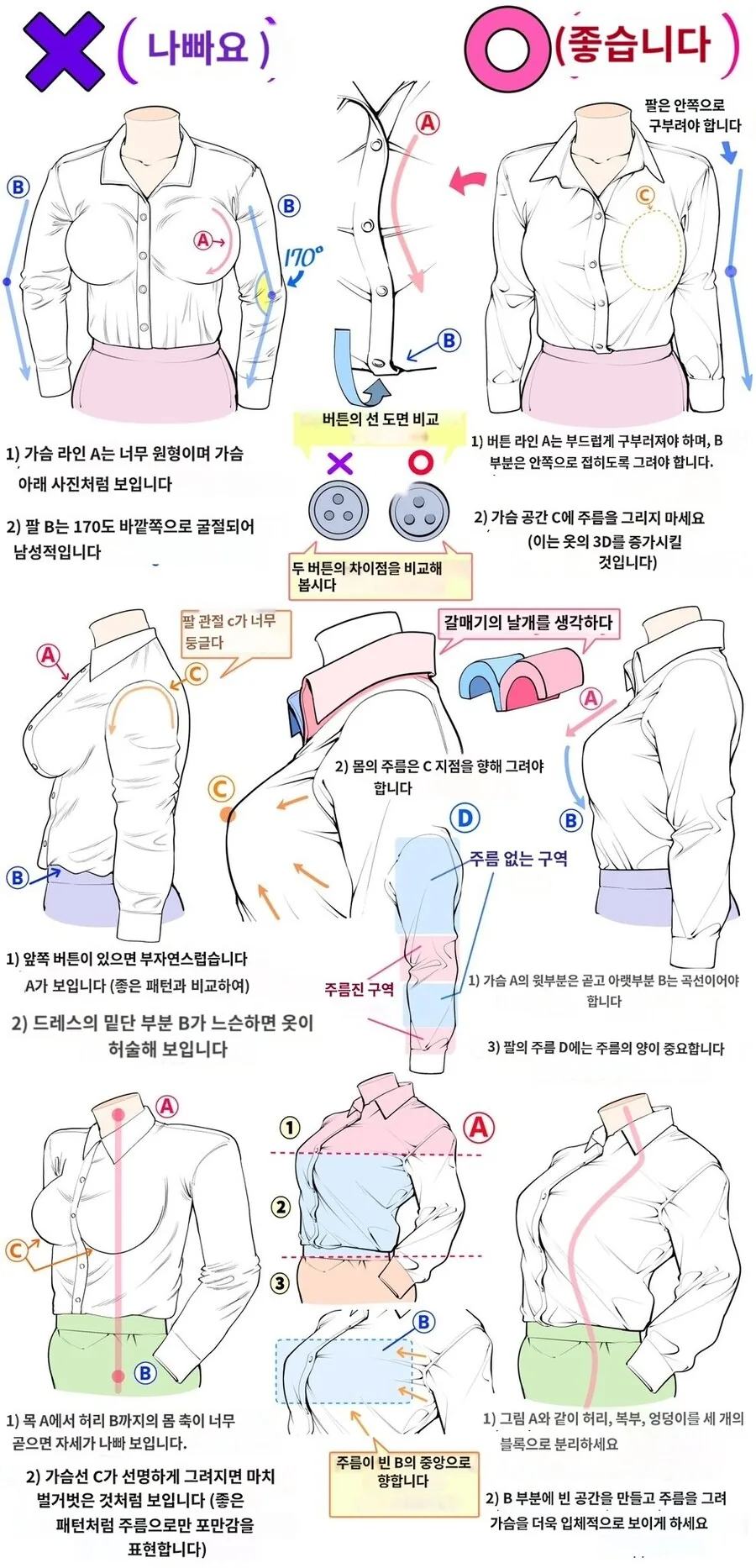 올바른 ㄱㅇ 셔츠복 그리는법.jpg