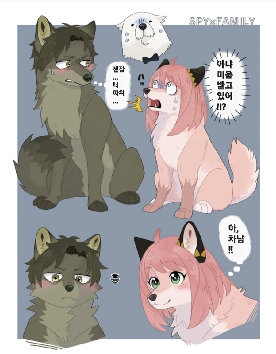 스파이패밀리)개가 된 다미아냐