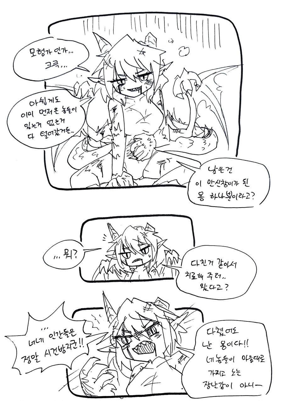 힐러군과 드래곤양.manhwa