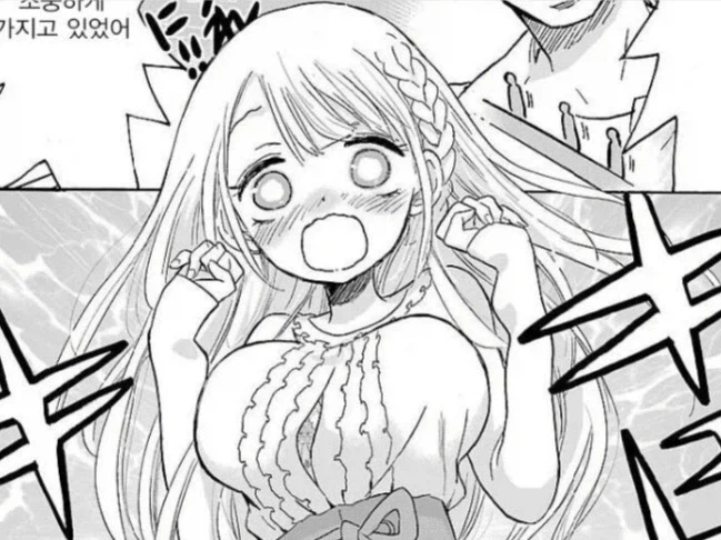 화단에서 사진 찍는 소녀의 비밀스런 취미에 공감하는 만와.manga_1.webp