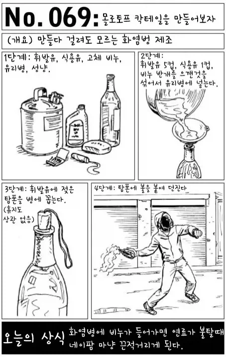 몰로토프 칵테일을 만들어보자 .manwha