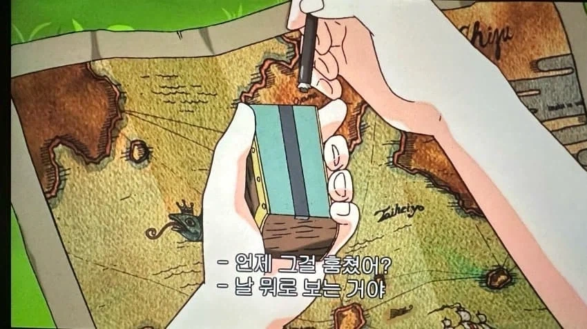 원피스) 보물지도의 비밀을 발견한 나미 - 이미지 4