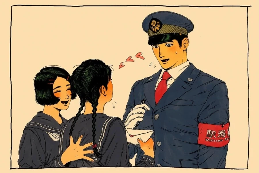 ㅎㅁ)인기가 많은 역무원 만화.jpg_1.webp