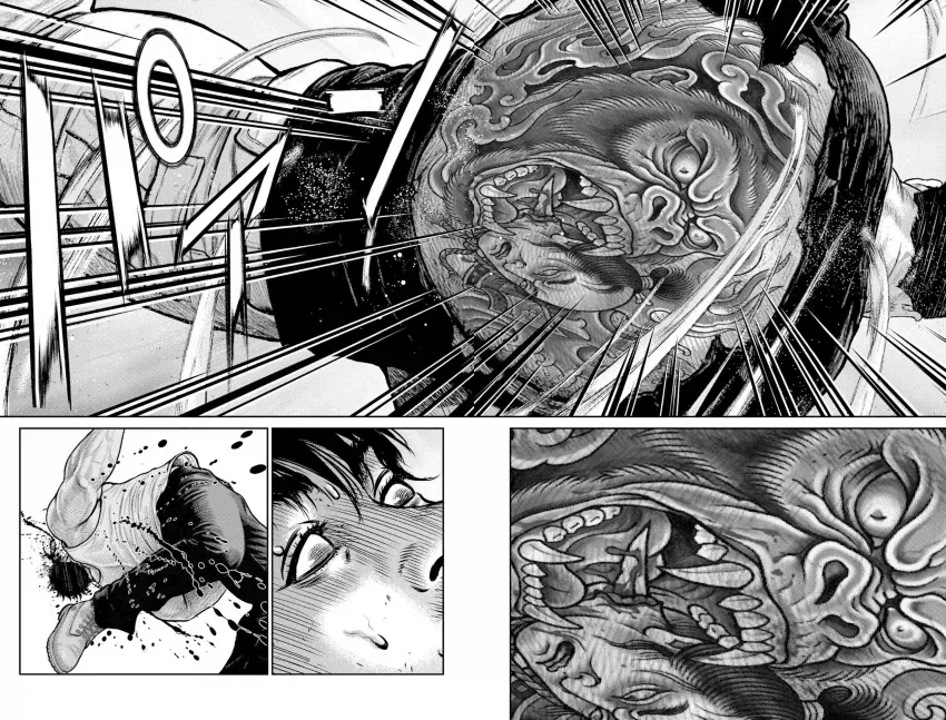 미소노 미카문신한 남자가 사람 날려버리는 manga - 이미지 5