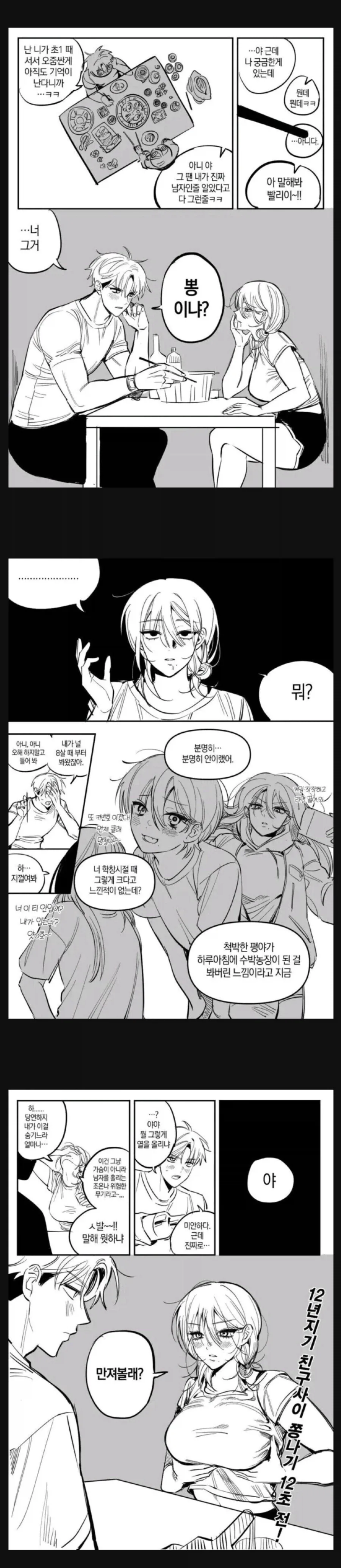 여사친과 술마시는 manhwa