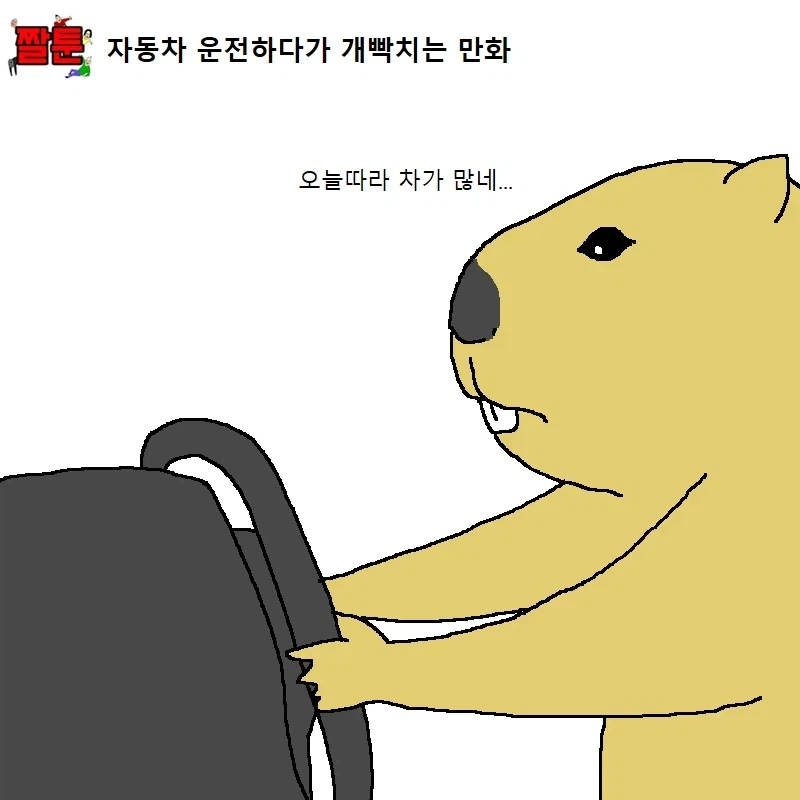 운전하다가 개빡치는 만화