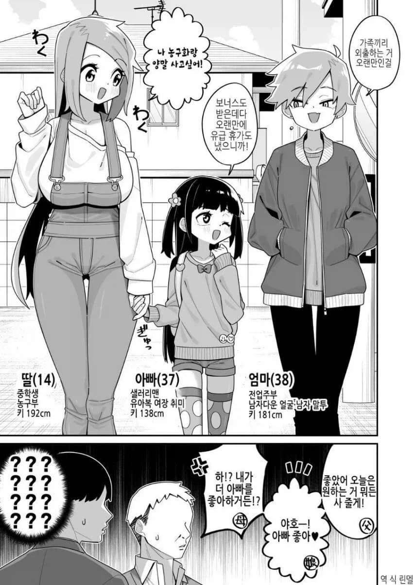 가족 나들이 나가는.manhwa
