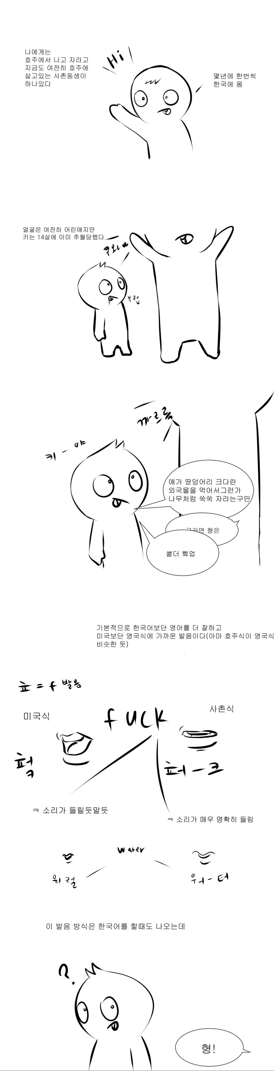 호주 사는 동생 놀러온 만화.manhwa