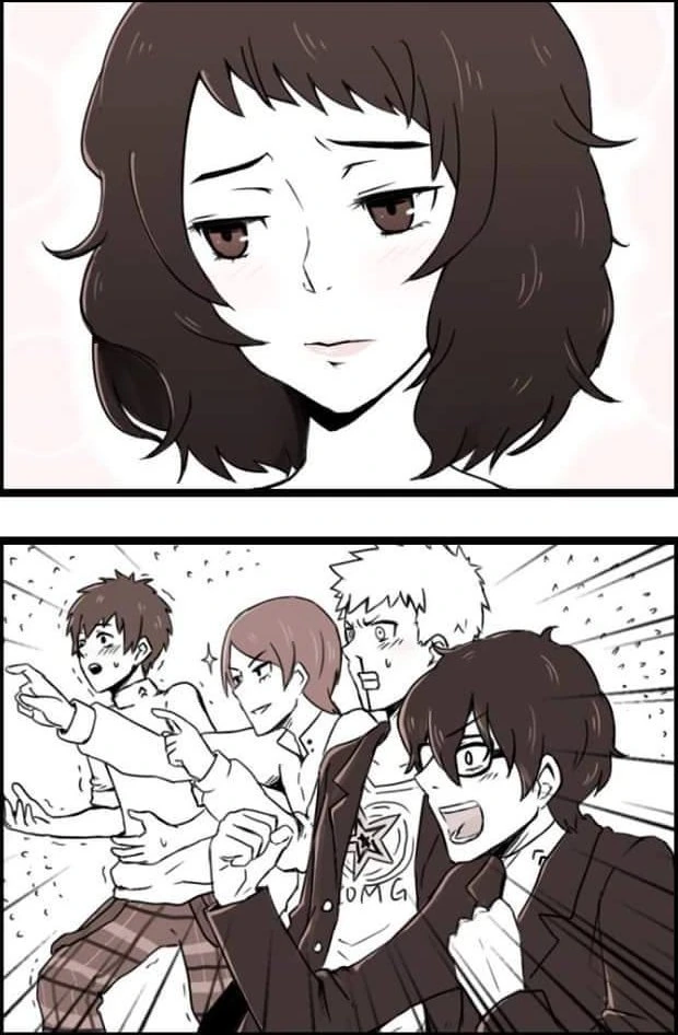 (페르소나5)진히로인 담임선생님 특징.manga - 이미지 2