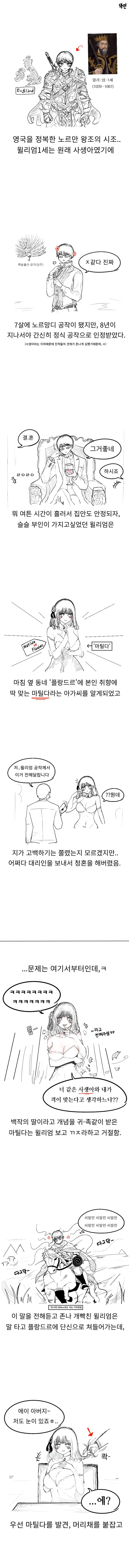 중세시대 상남자 만화버전