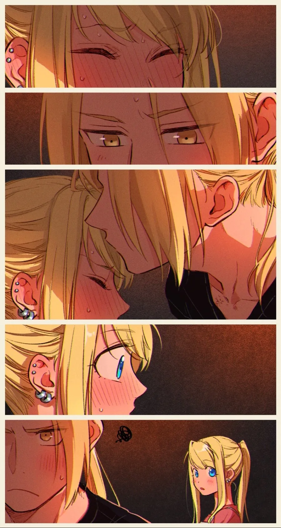대사없이 키스하는 manhwa - 이미지 3