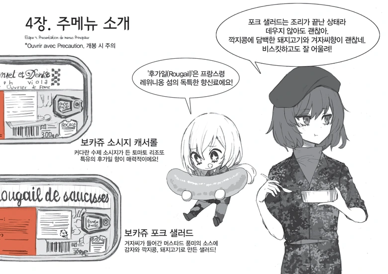 정식 프랑스군 전투식량 한국 수입 설명서.manga - 이미지 11