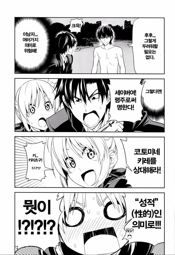 페이트) 성적으로 만족시켜주는 세이버.manga - 이미지 3