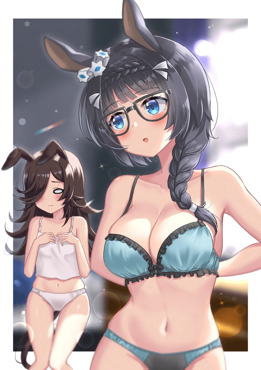 [말딸] 옷 갈아입는 라이스와 롭로이