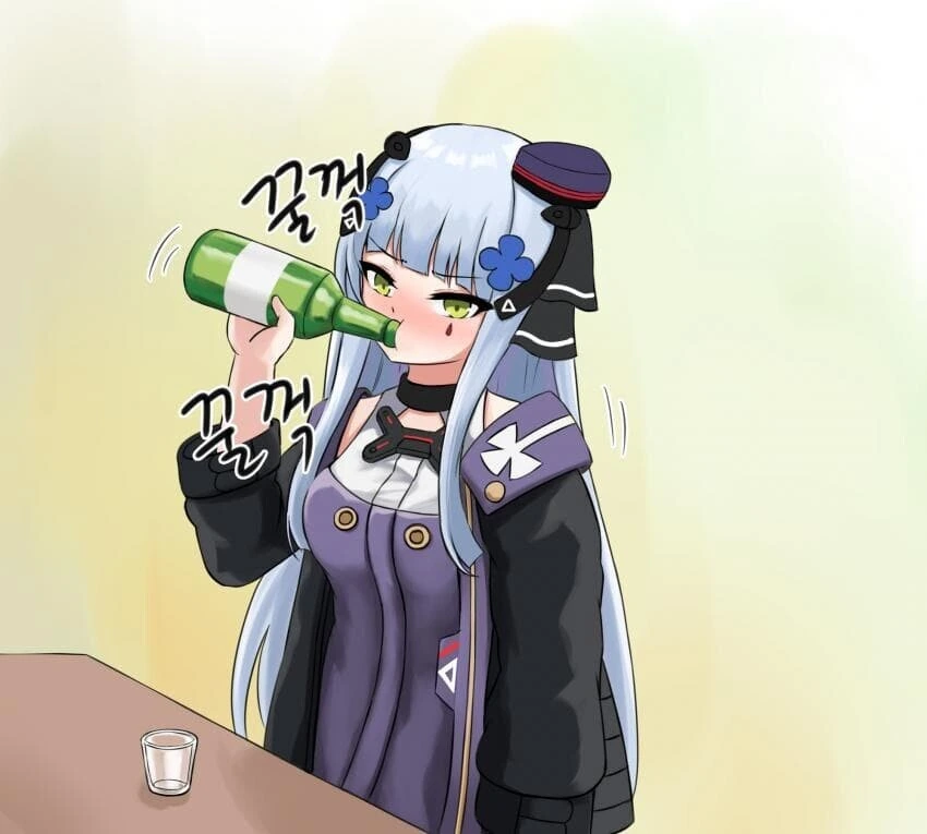 소녀전선) 술 마시는 흥국이.manga - 이미지 3