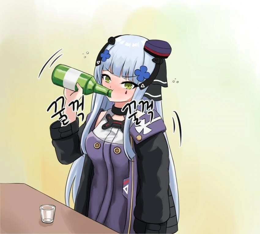 소녀전선) 술 마시는 흥국이.manga - 이미지 6