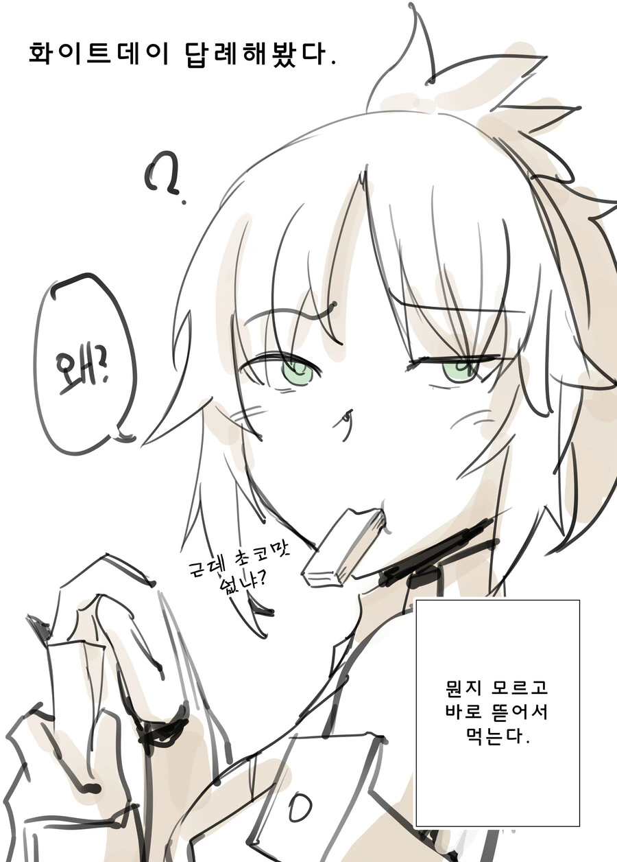 fgo)TS된 자의 발렌타인데이 만화.manwha - 이미지 4
