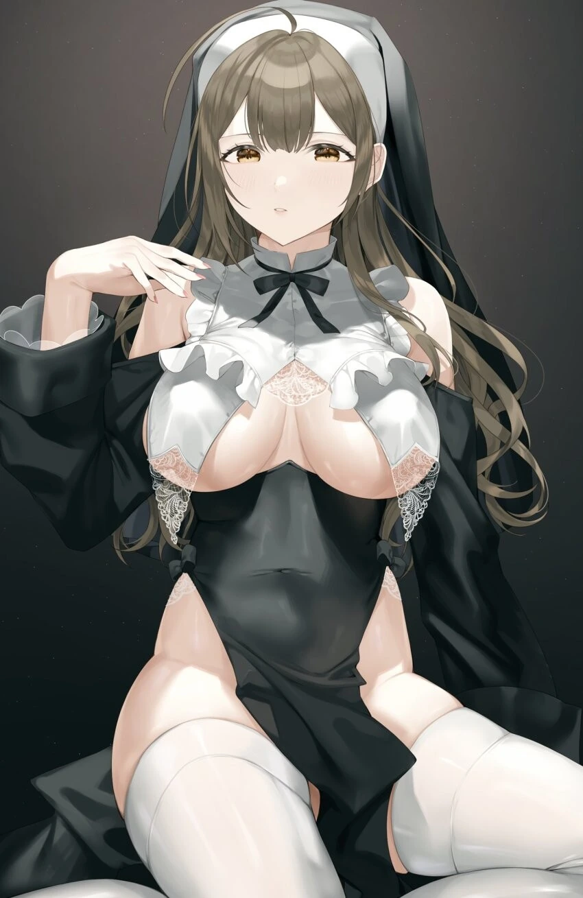 @) 수녀복 입은 치유키