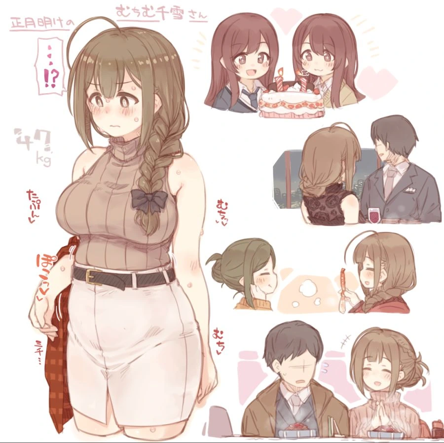 @) 너무 먹어서 ㅇㅅ해버린 치유키 씨.manga