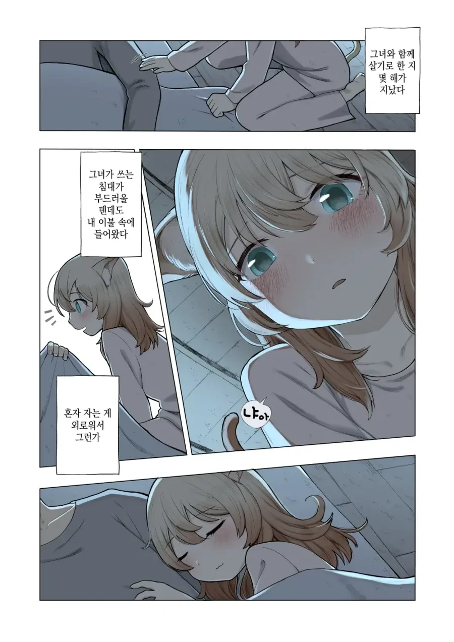 고양이 수인을 주운 만화 - 이미지 3