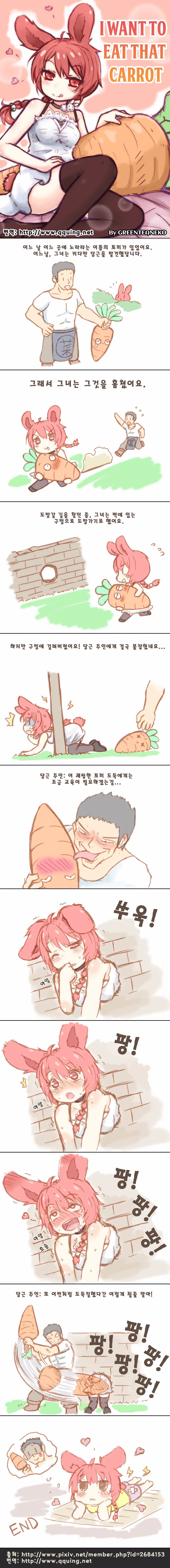 토끼가 당근 훔치는 만화.manga