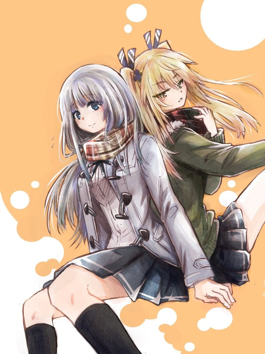 실어증 걸린 소녀를 돌봐주는 여자아이 manga 1