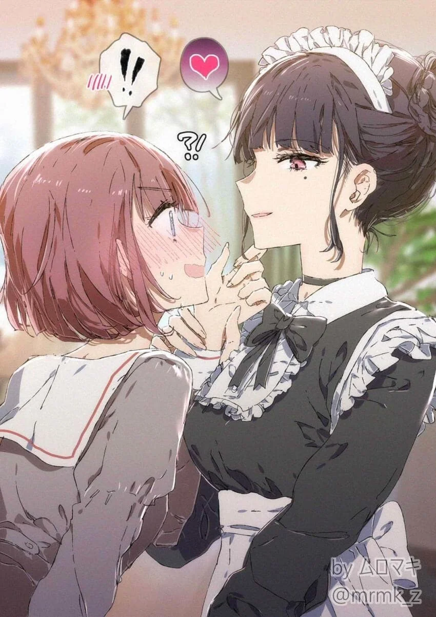 백합) ムロマキ 백합 짤 100일 챌린지.manga - 이미지 21