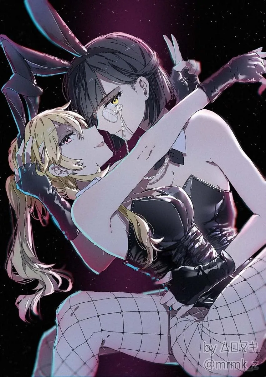 백합) ムロマキ 백합 짤 100일 챌린지.manga - 이미지 22