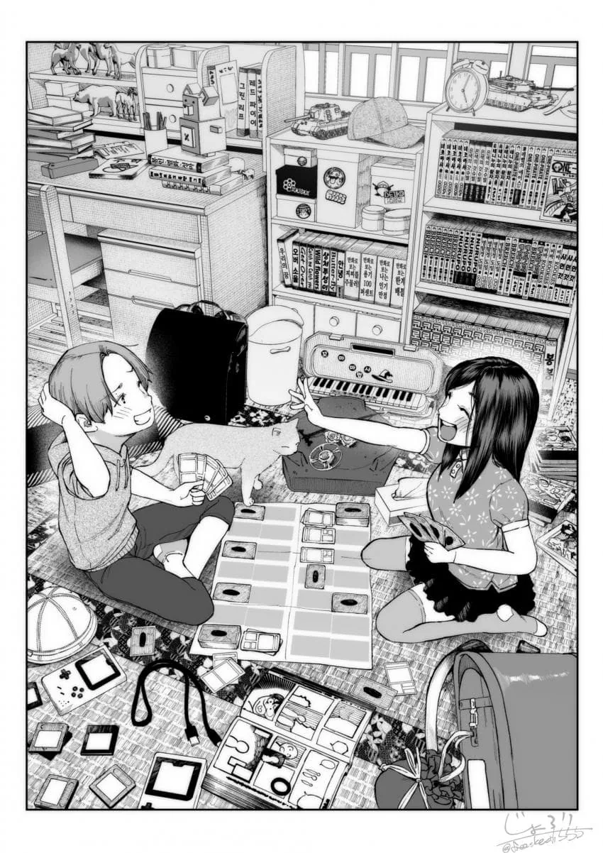 듀얼하는 두사람.manwha