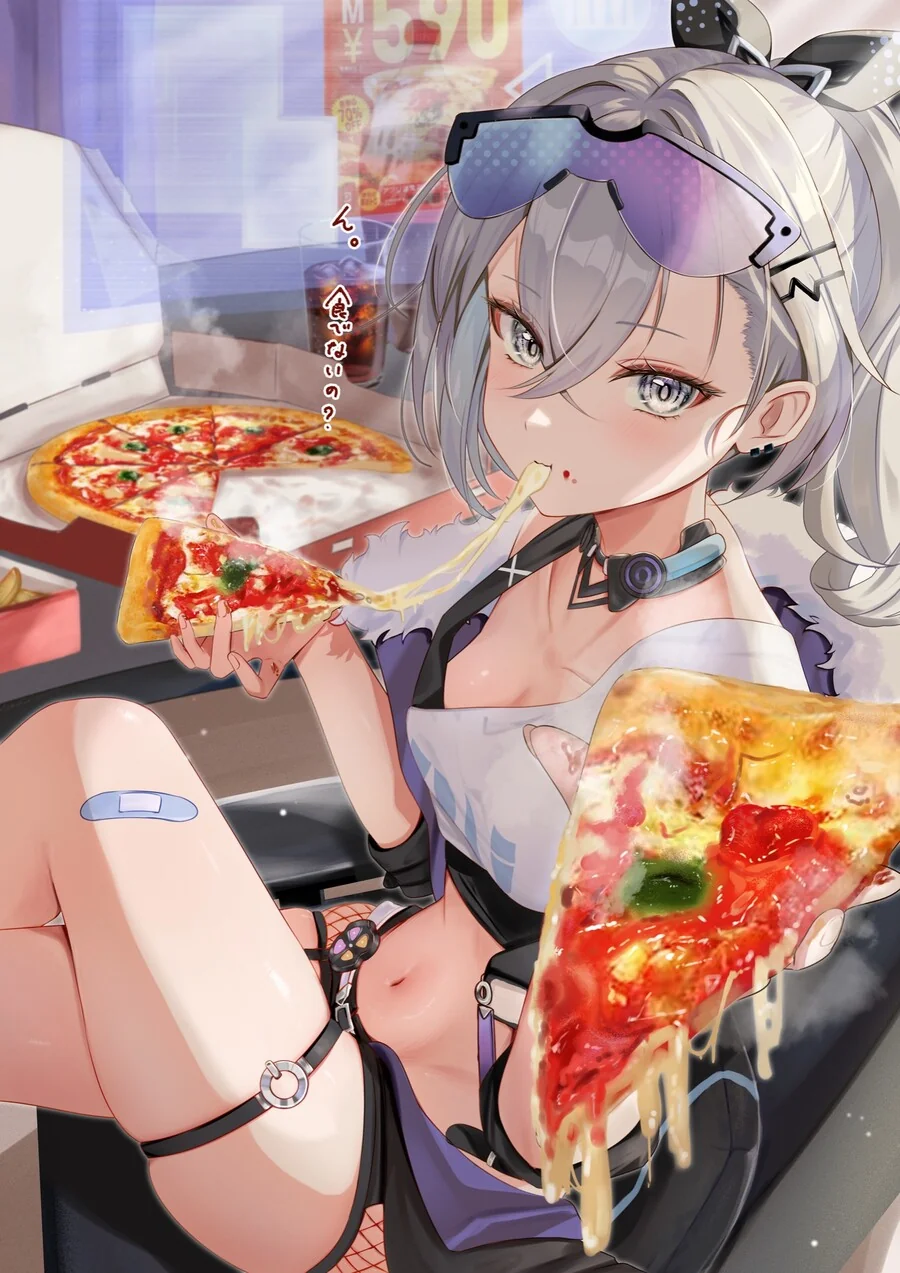 스타레일) 은랑이 피자 나눠주는 짤