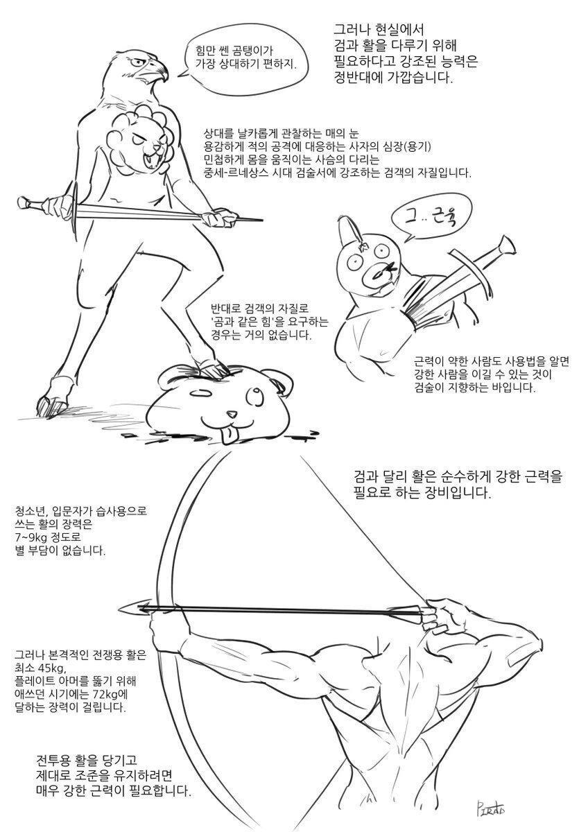 흔한 검과 활과 관련된 스텟에 대한 오해.manhwa - 이미지 2