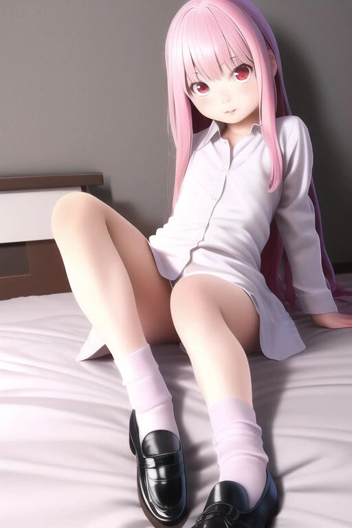 (AI그림) 핑크 머리 교복 소녀.manga