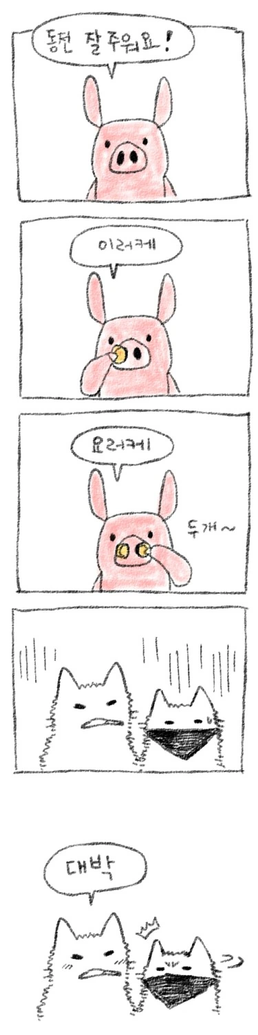 고양이들이 은행터는 만화.manwha - 이미지 6
