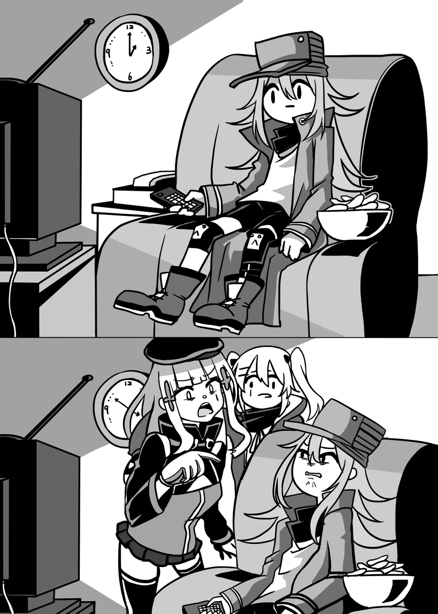 소녀 전선] 늦게 자는 G11 만화