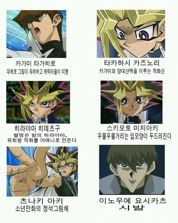[유희왕] 작화감독으로 이름을 날리는법.manga