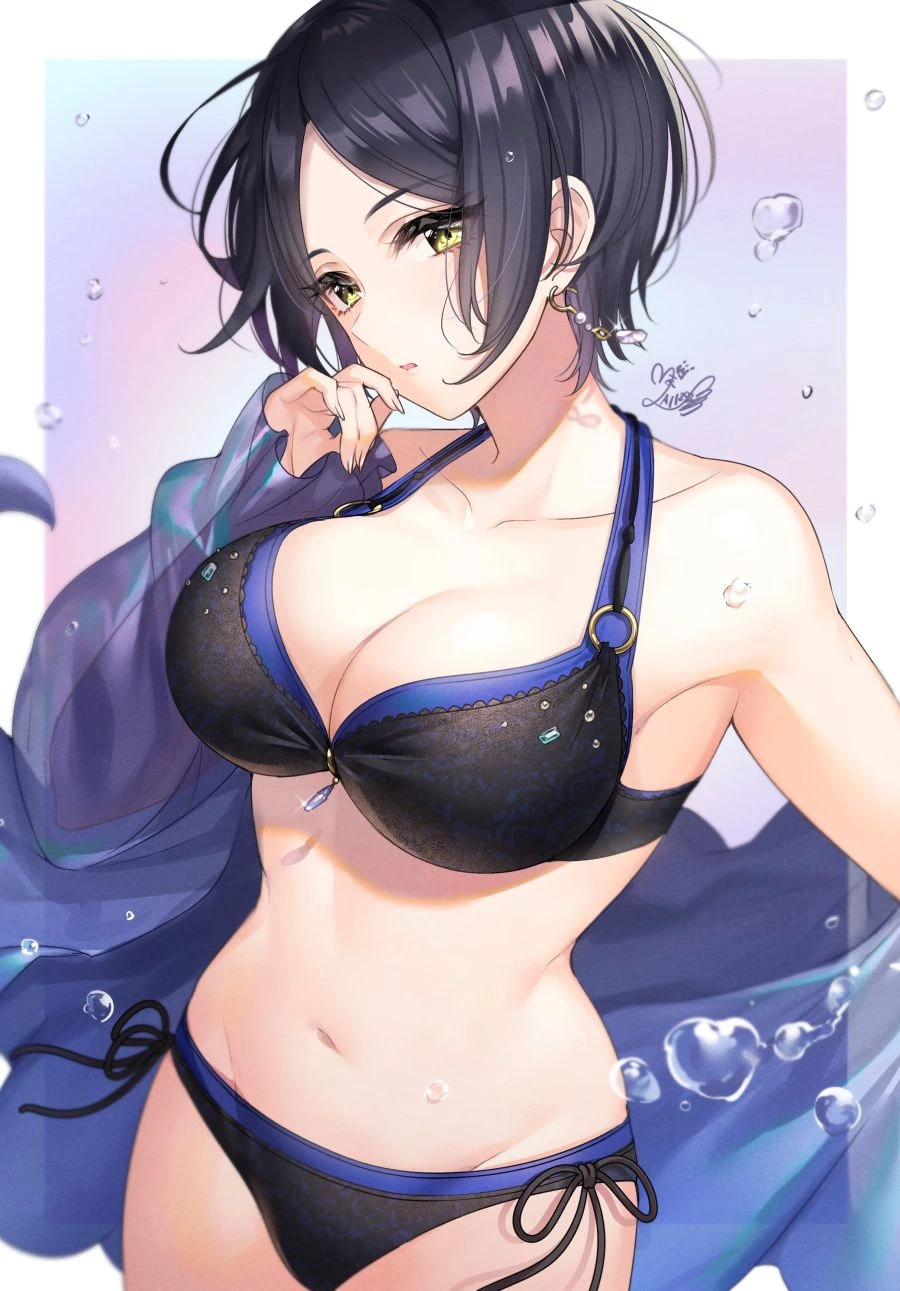 @) 수영복을 입은 어른스러운 아이돌 - 이미지 5