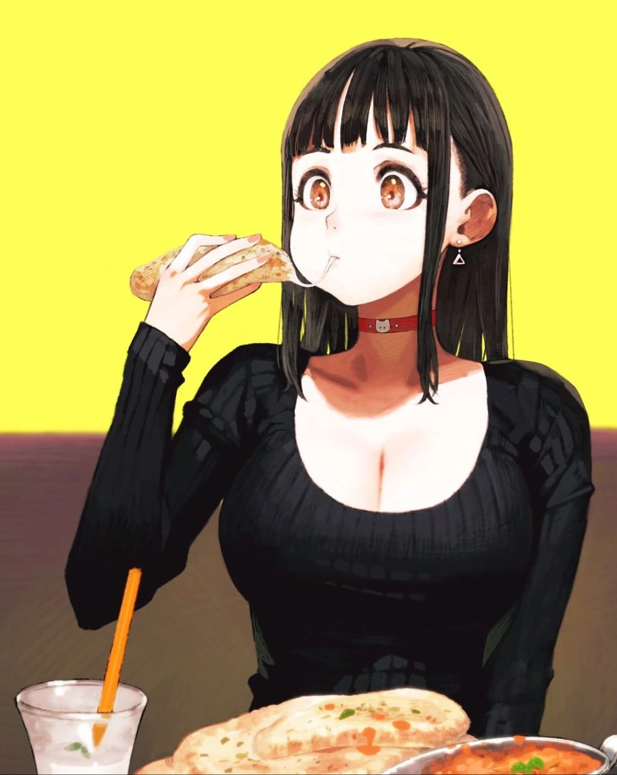 ㅎㅂ) 여자아이가 복스럽게 먹는 manga - 이미지 7