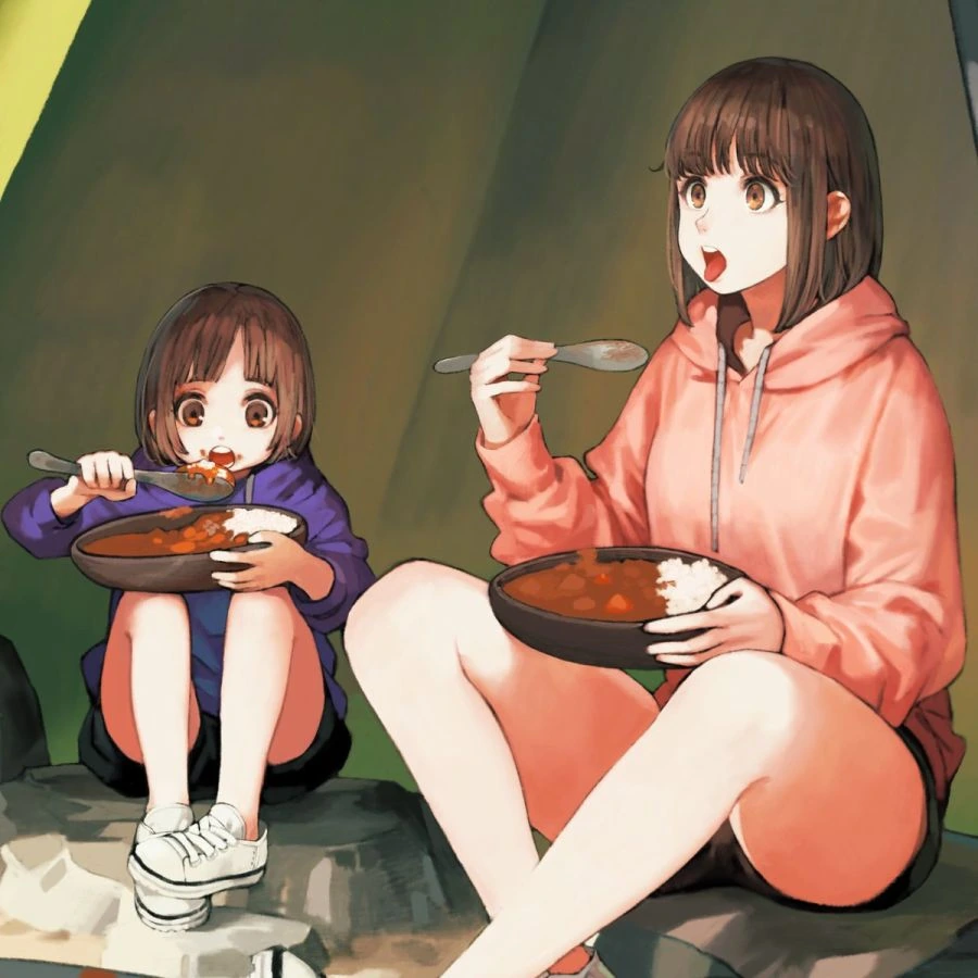 ㅎㅂ) 여자아이가 복스럽게 먹는 manga - 이미지 11