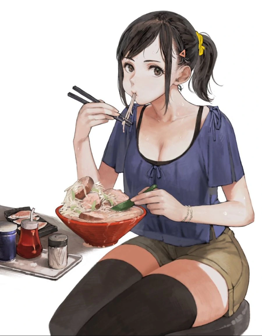 ㅎㅂ) 여자아이가 복스럽게 먹는 manga - 이미지 12