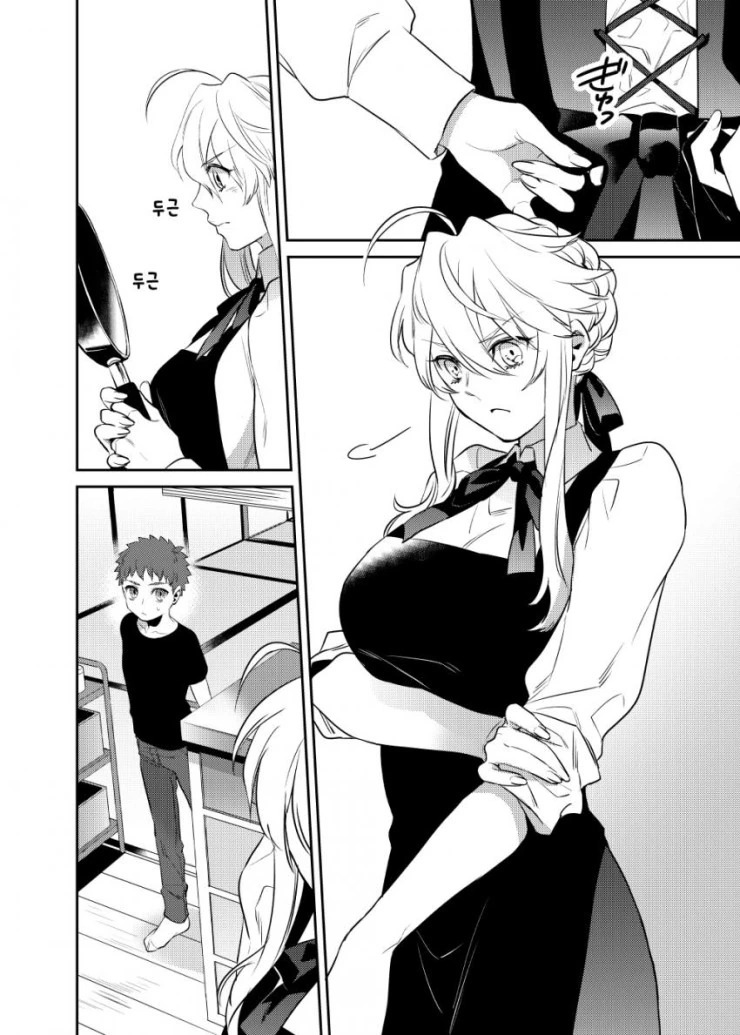 [fate]창/녀가 된 세이버와 마력충전하는 만화 - 이미지 16