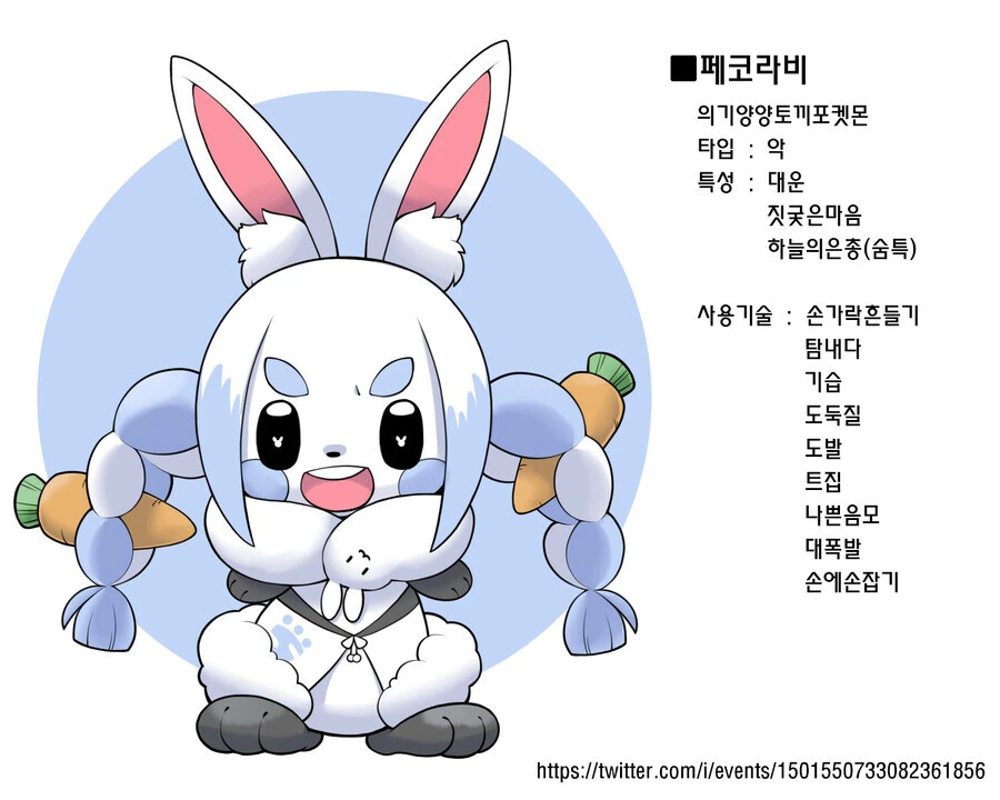 버튜버) 홀로라이브 맴버들을 포켓몬으로!