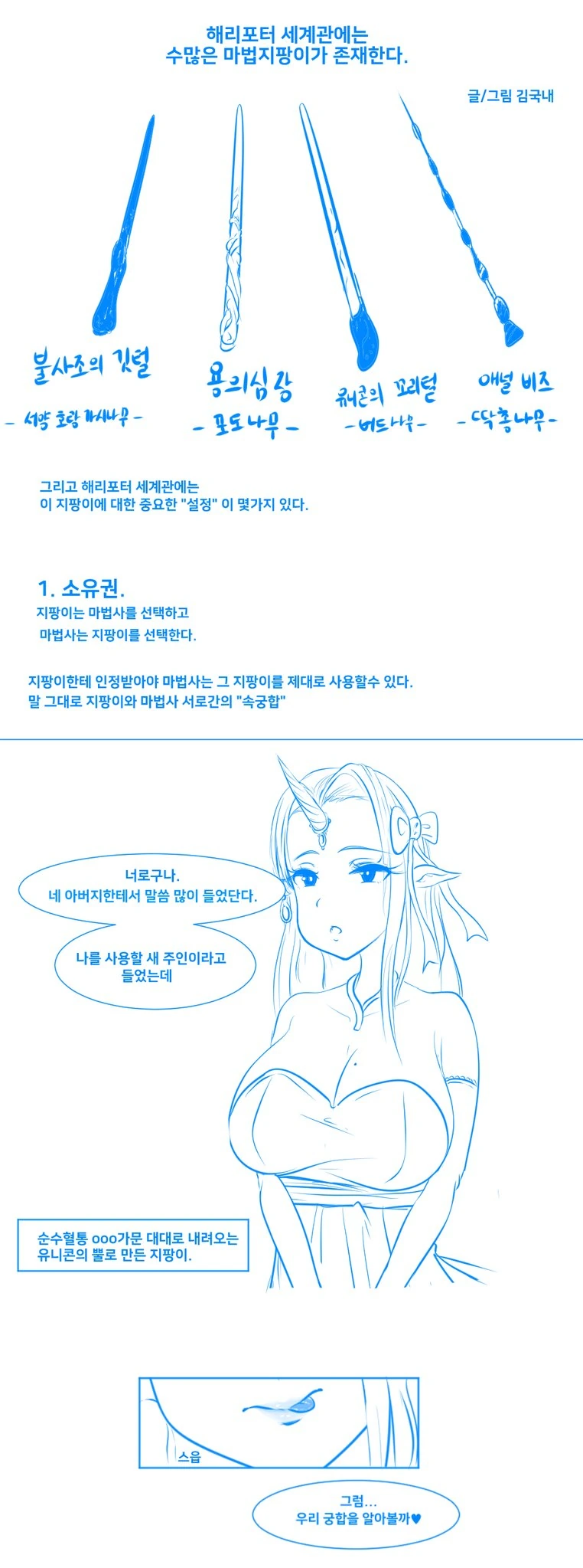 ㄱㅎ)해리포터 지팡이 설정.manga