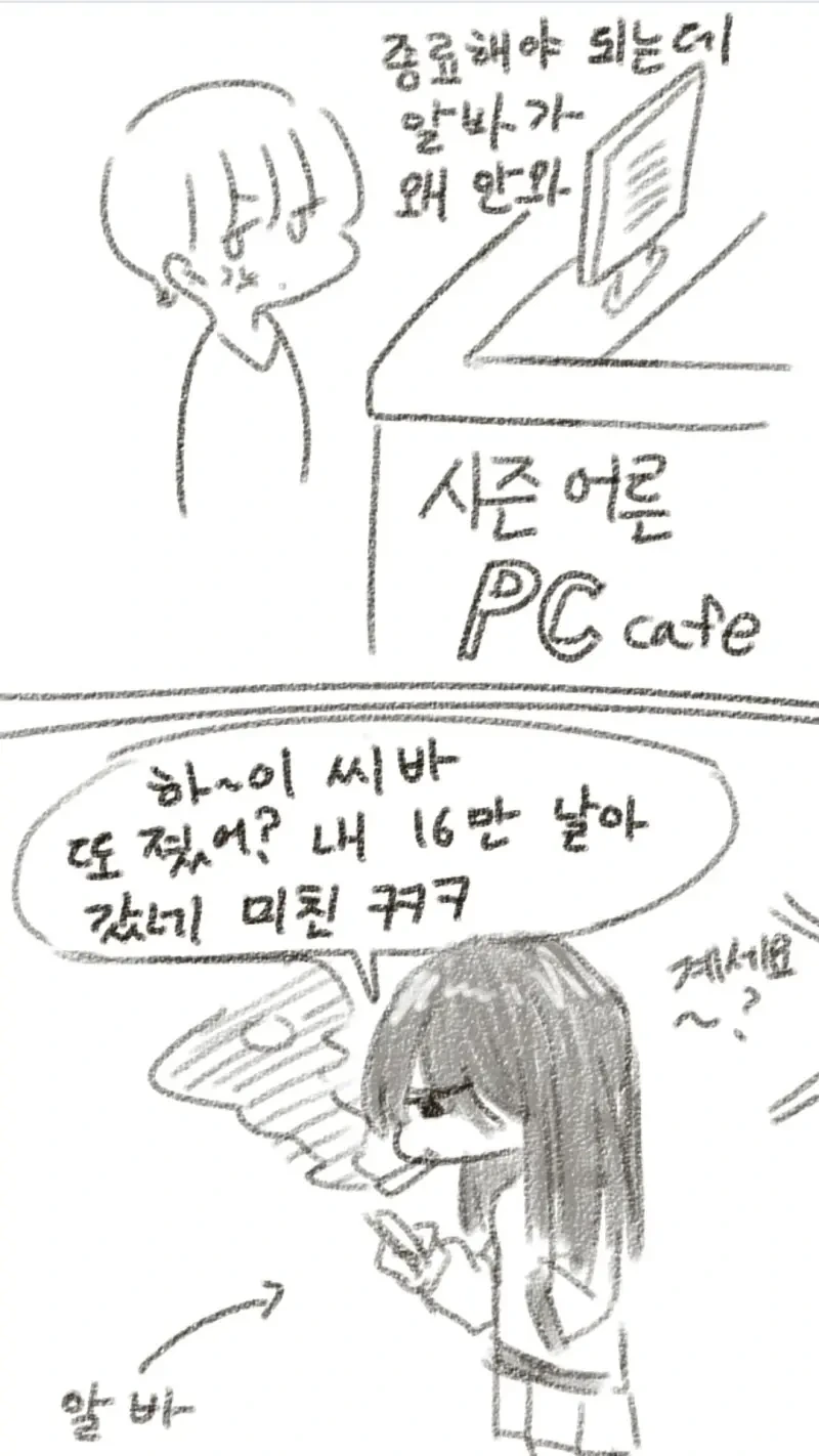 PC방 알바하는 만화