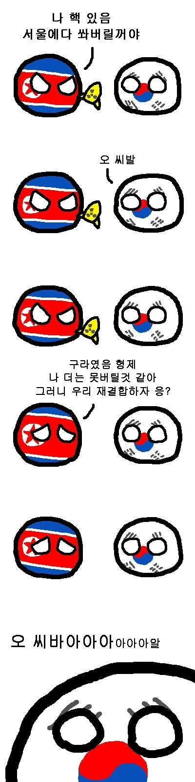 남한에게 있어서 무서운 시나리오.Manhwa