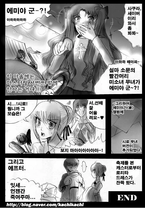 FATE)에미야 시로가 여장한 만화 - 이미지 11