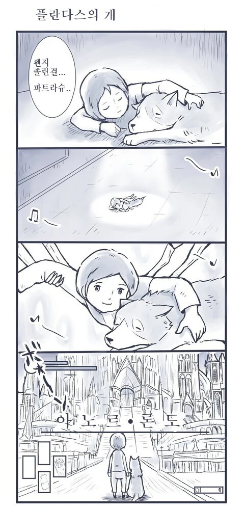 플란다스의 개 해피엔딩 만화